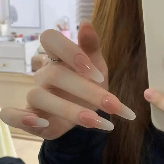 10PCS Handmade Wearable Nails Kit With Adhesive