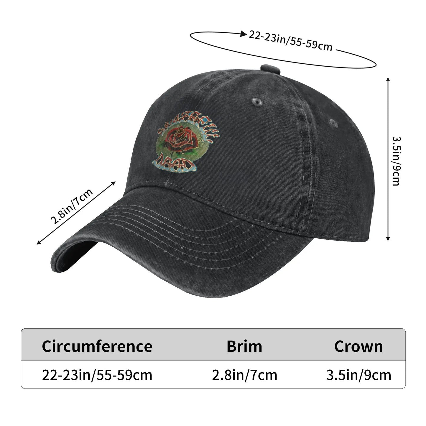 Grateful Dead Adjustable Hat
